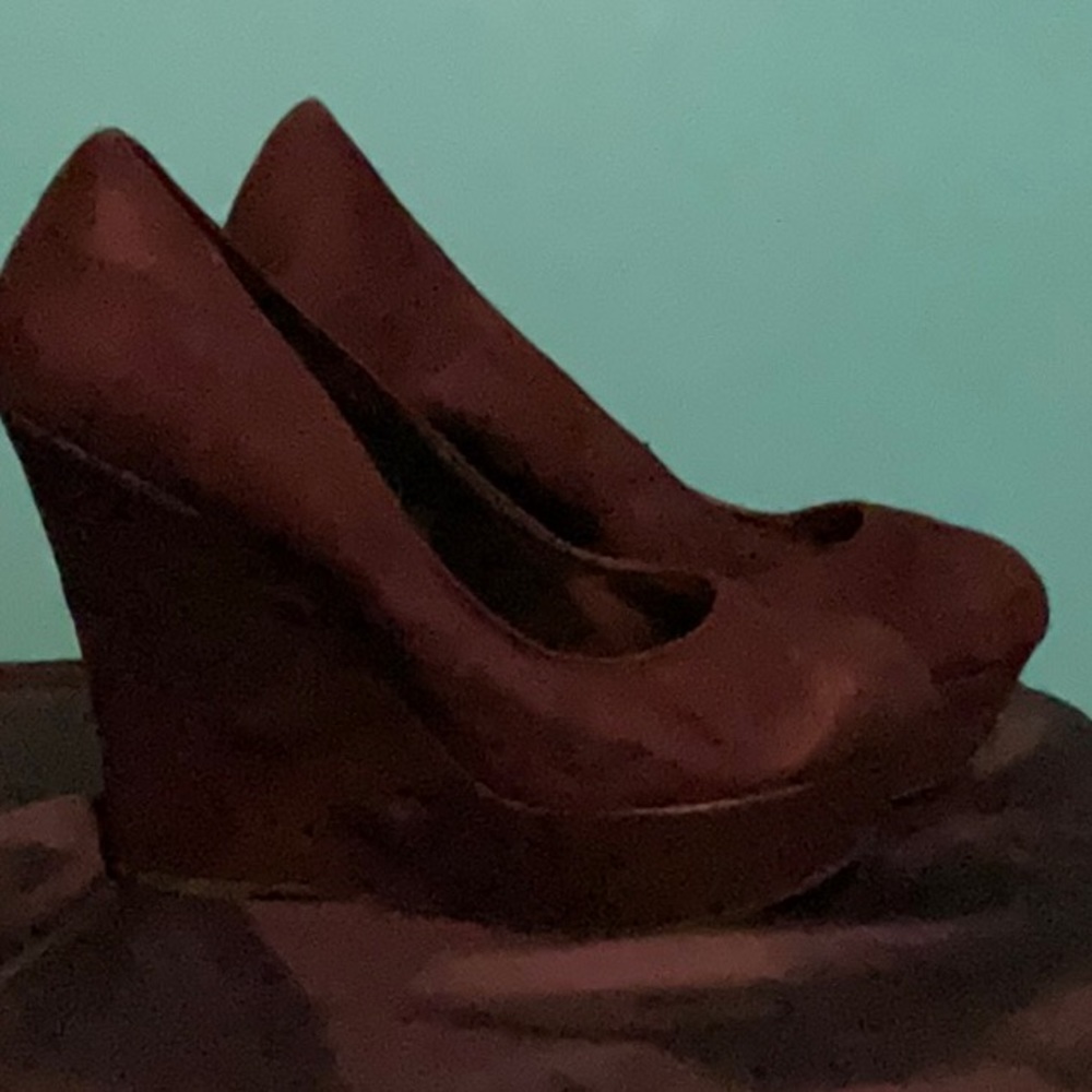Basic Black Wedges-Women’s Size 11